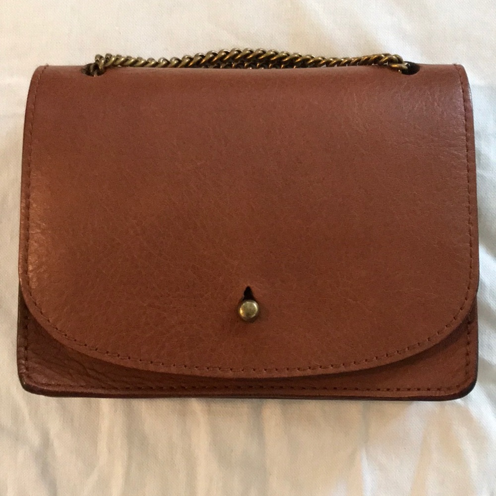 Madewell The Chain Crossbody English Saddle